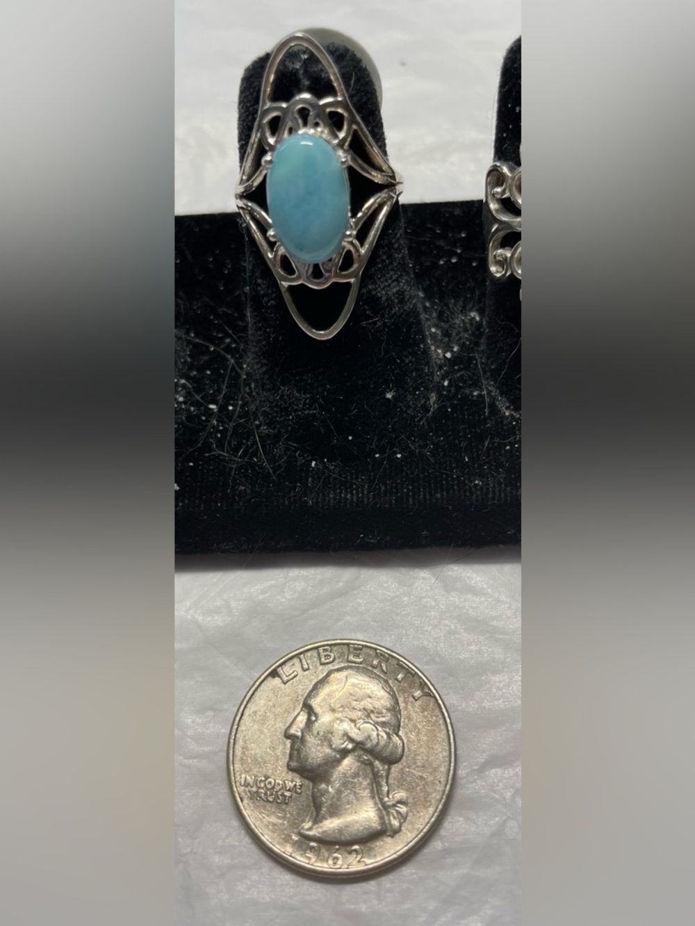 Larimar ring